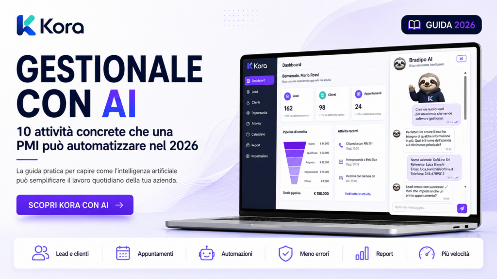 Gestionale con AI: 10 attività concrete che una PMI può automatizzare nel 2026