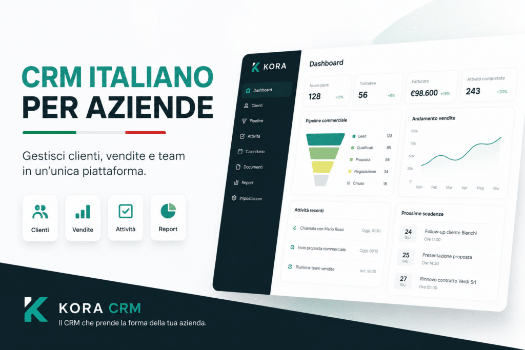 CRM italiano per aziende: cosa deve avere davvero un CRM nel 2026