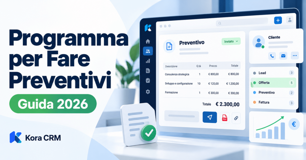 Programma per Fare Preventivi: Guida 2026